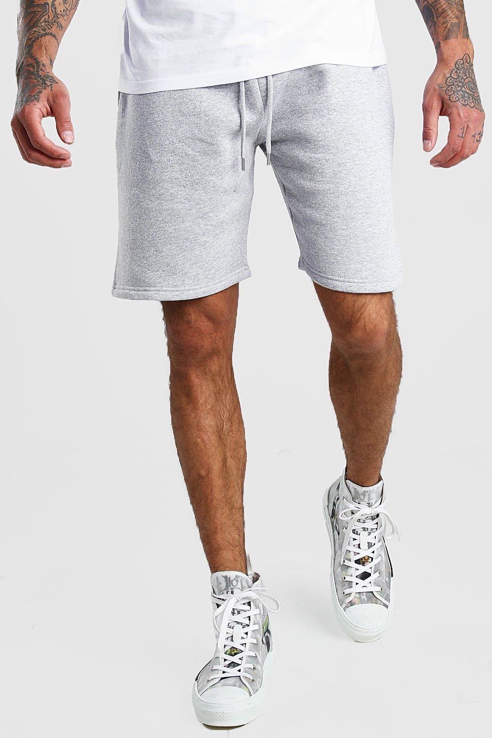 Basic Mid Length Jersey Shorts 
