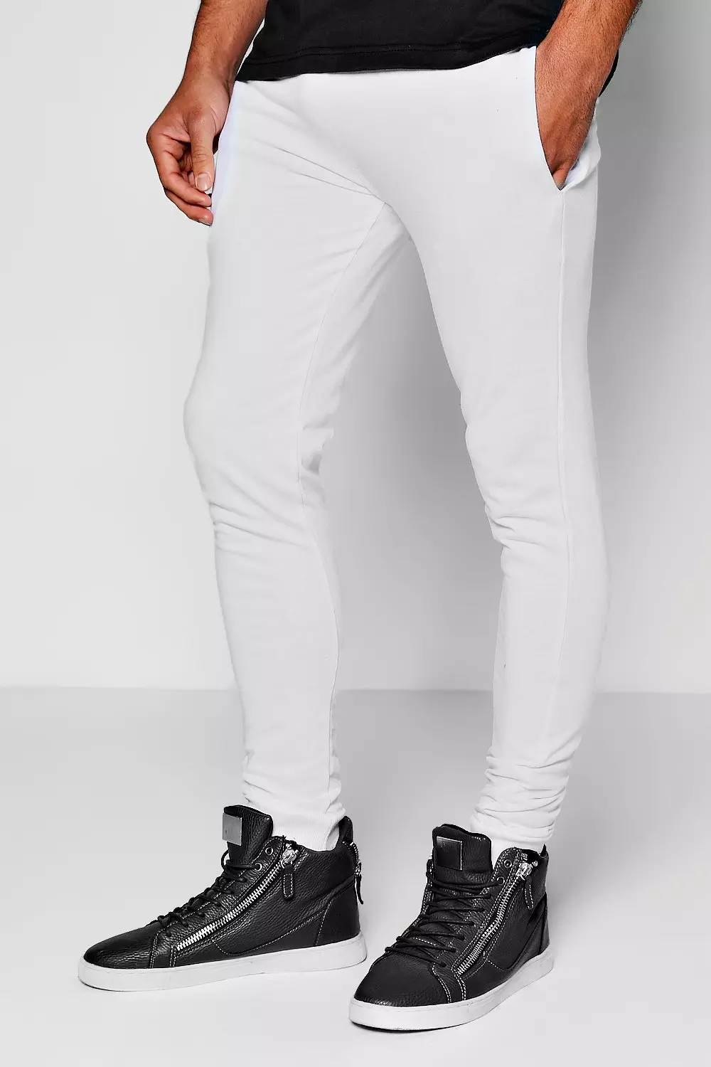 White store skinny joggers