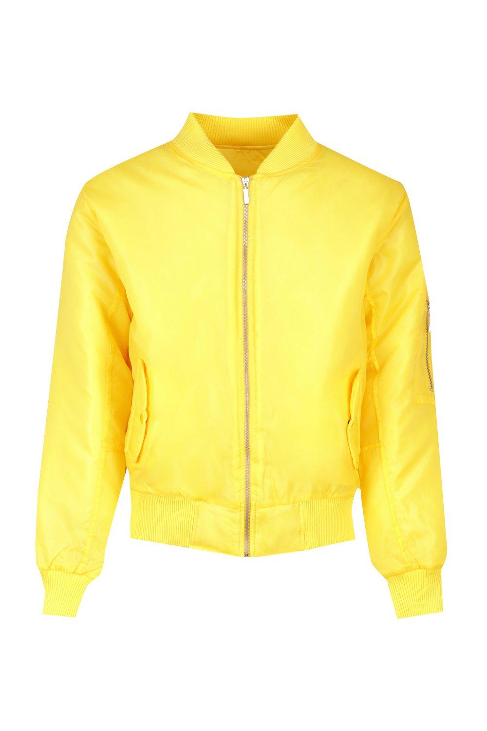 bomber jacket amarilla