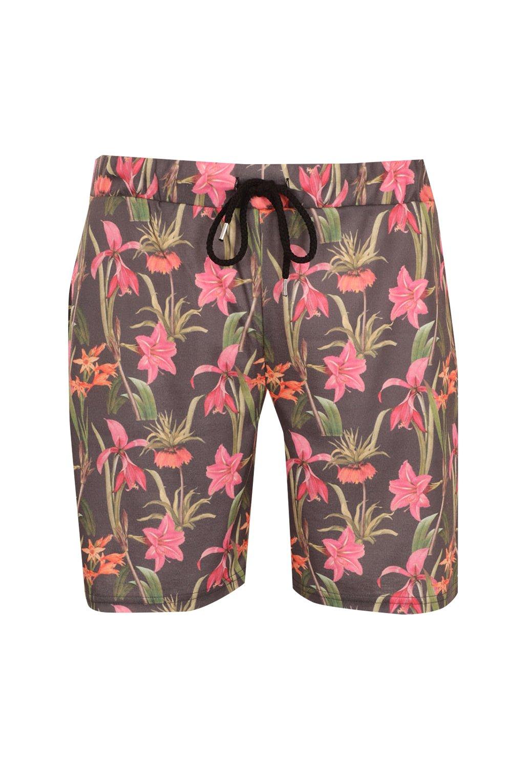 floral print basketball shorts