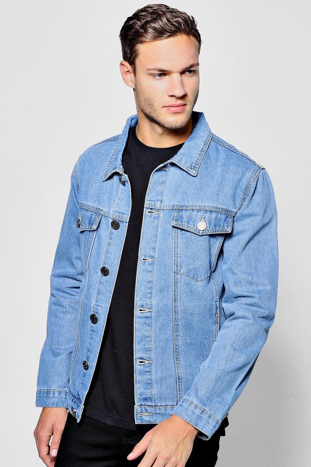 mid blue denim jacket