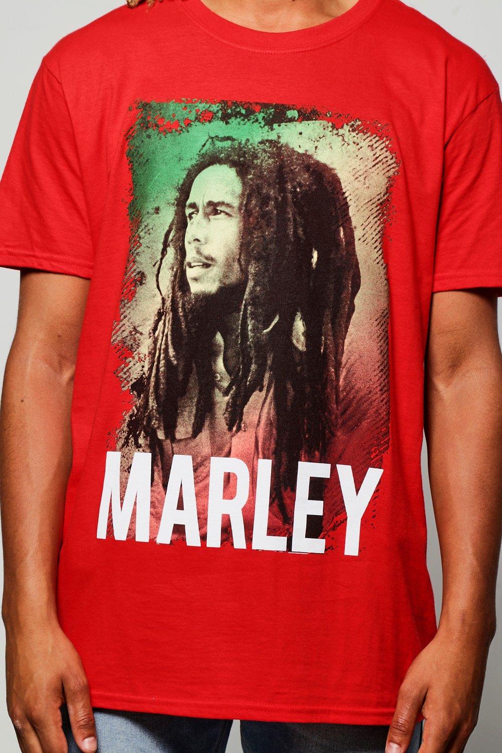 red bob marley shirt