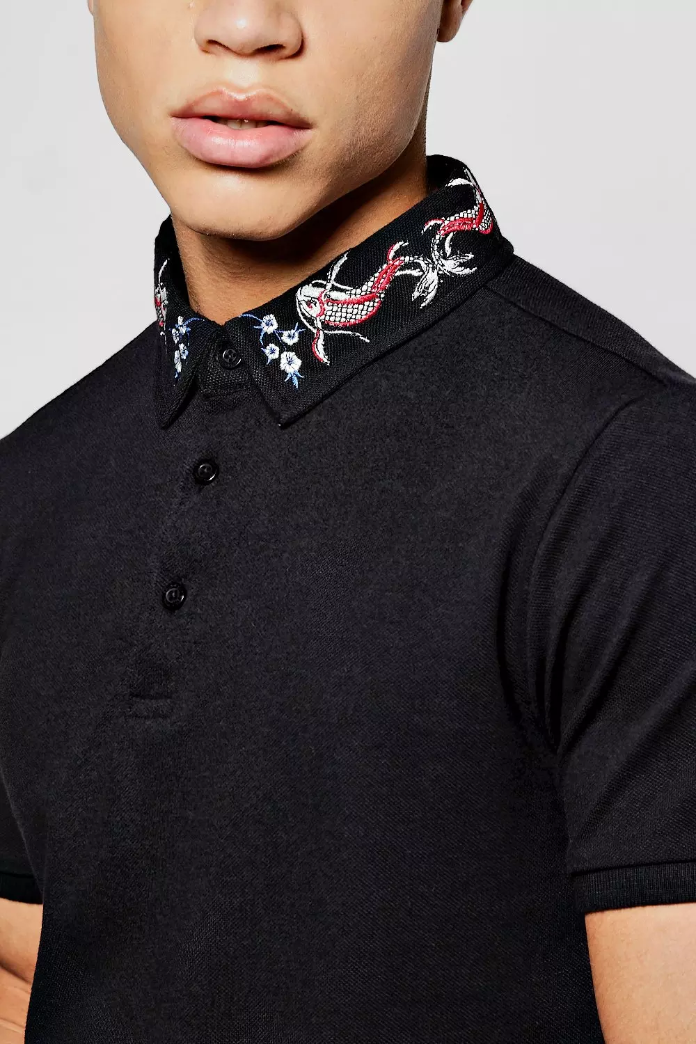 Embroidered collar outlet