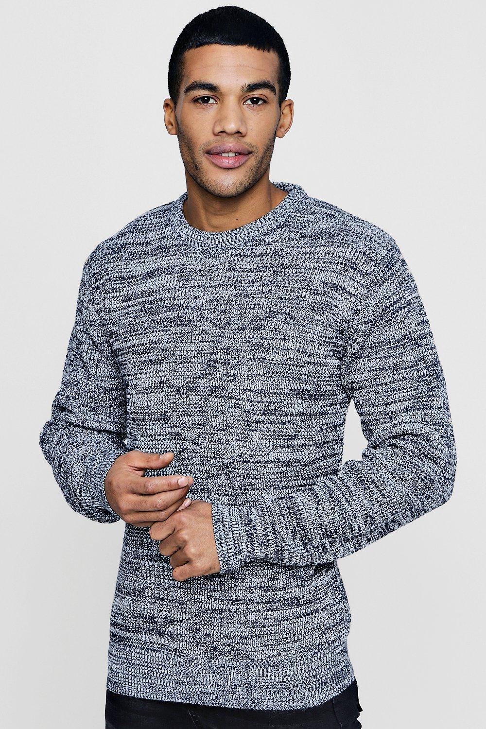 boohooman grey jumper