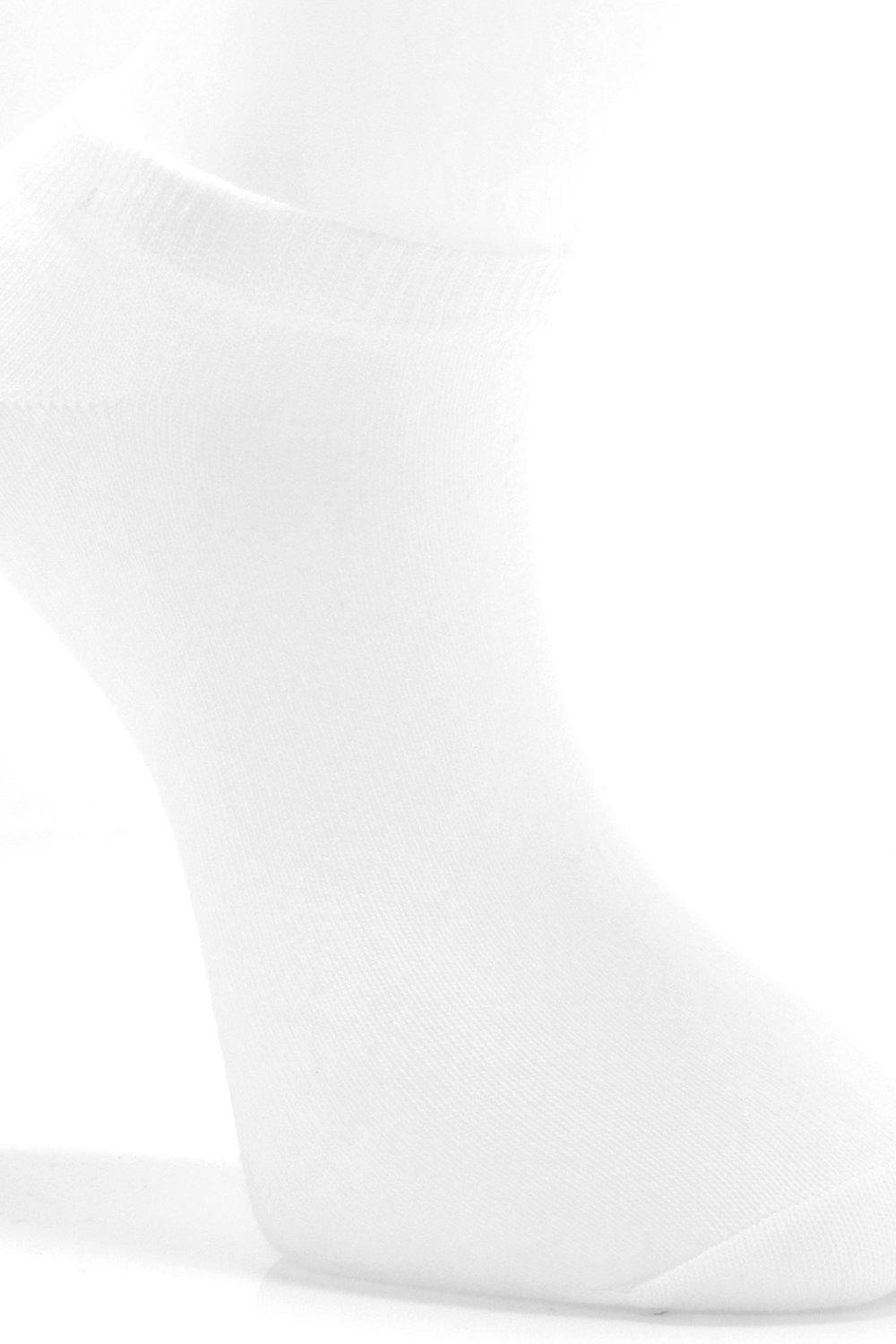 plain white trainer socks