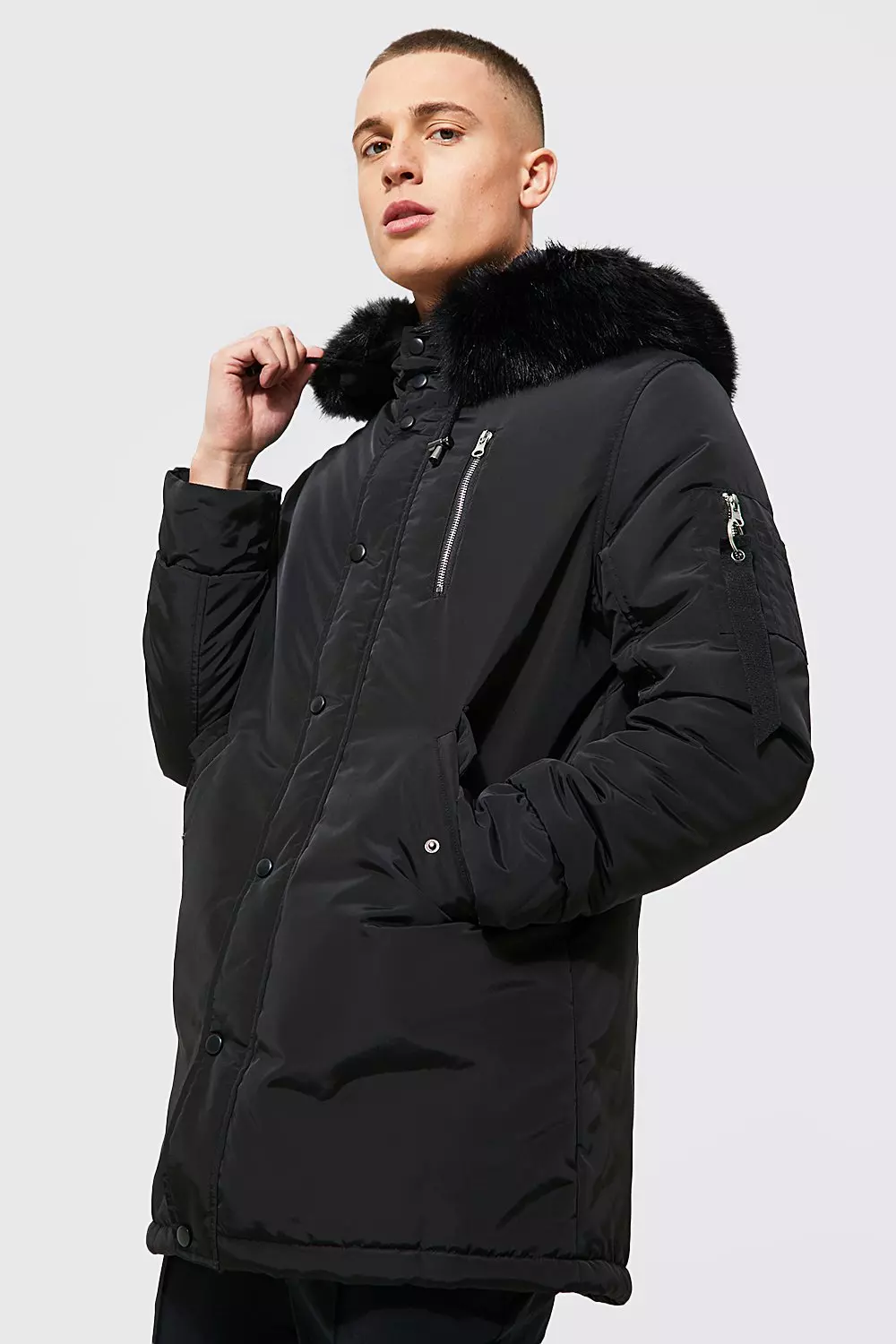 Boohooman store winter coats