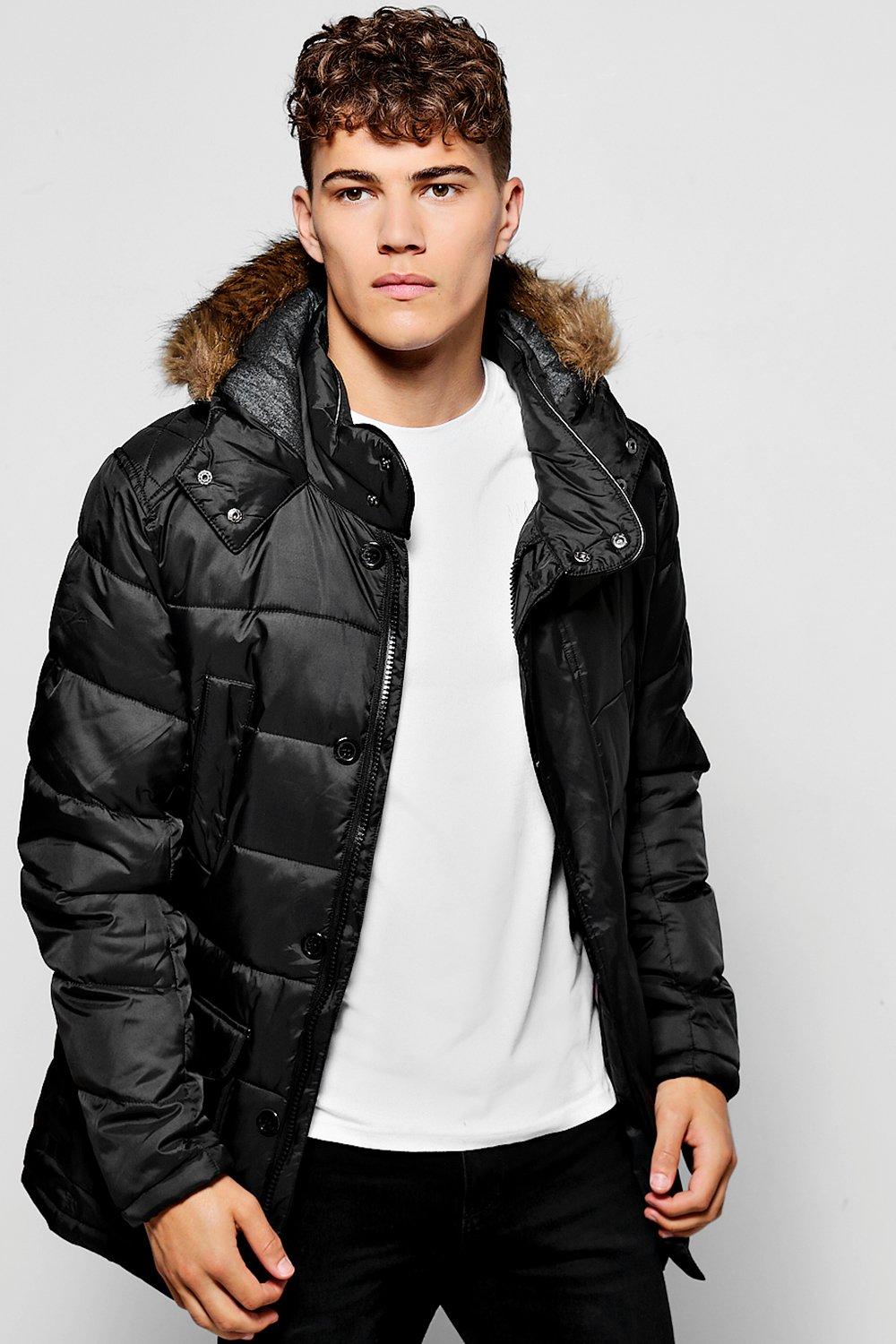 boohoo parka jacket