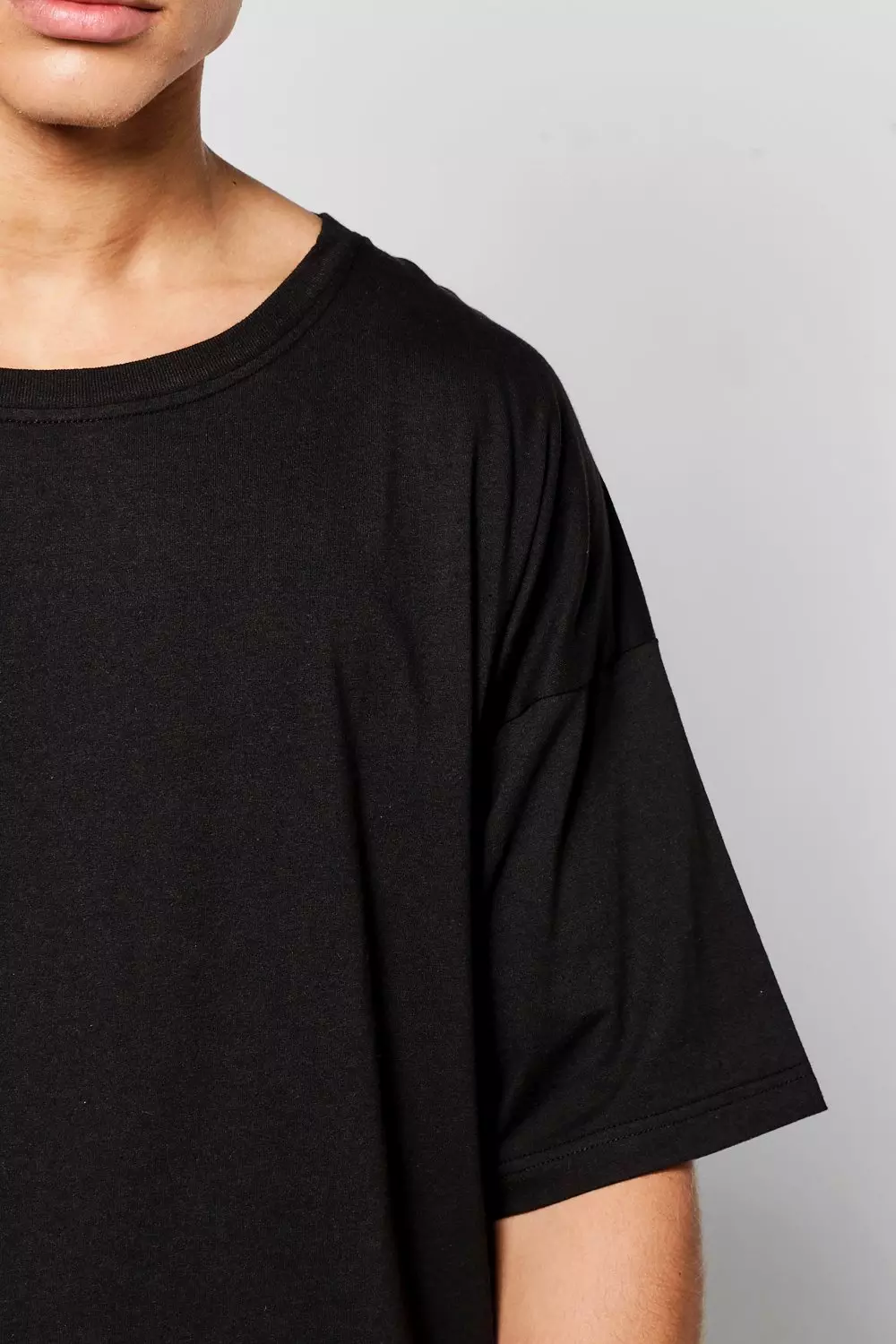 Wide Neck Oversized T Shirt