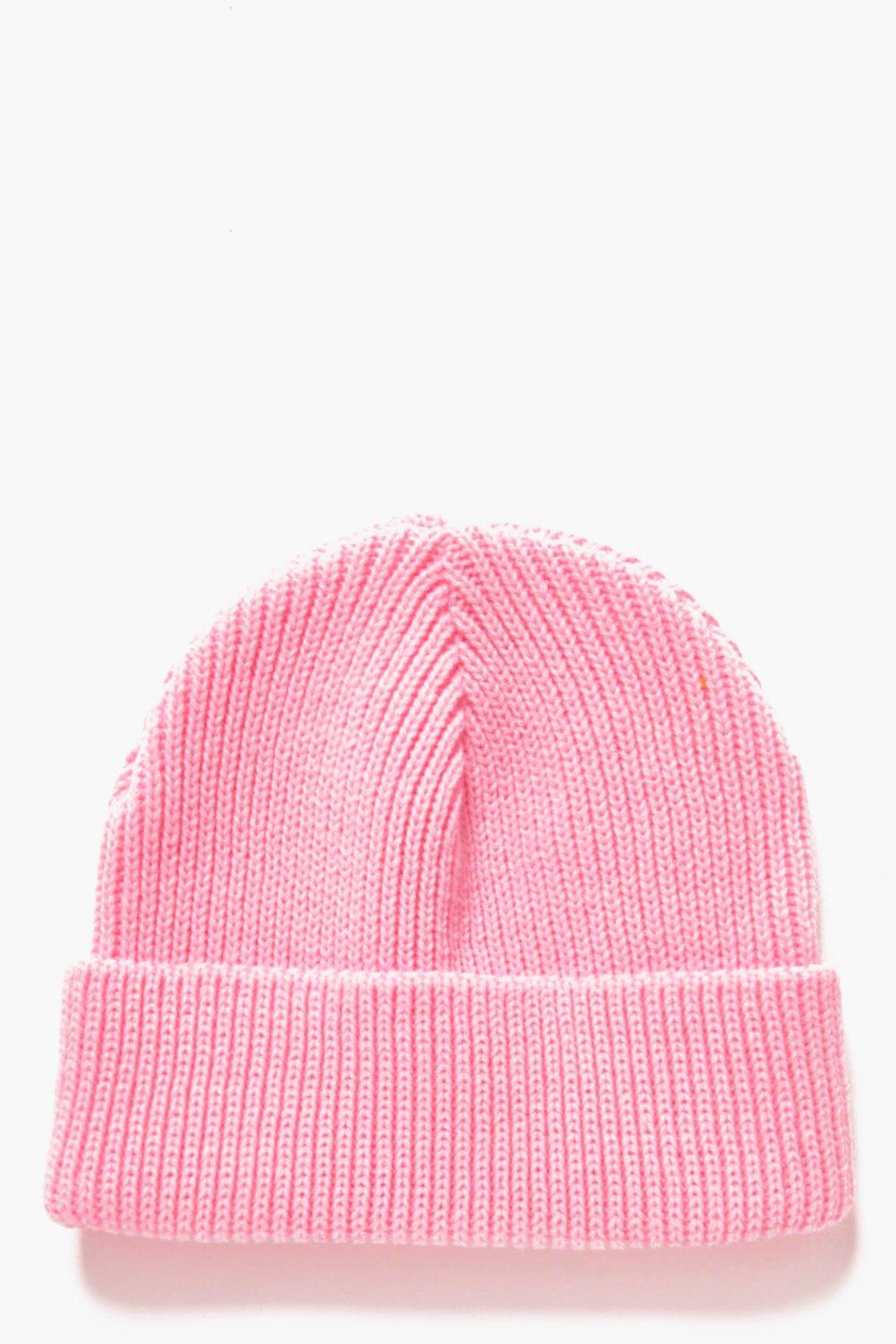 pink fisherman beanie