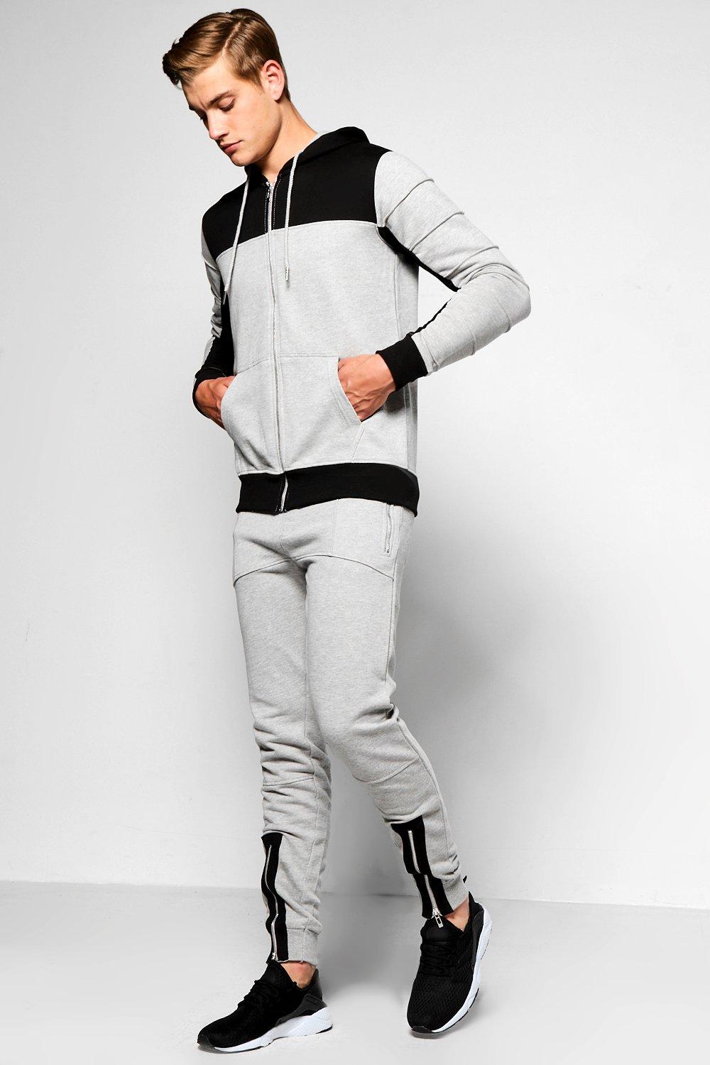 zip front tracksuit