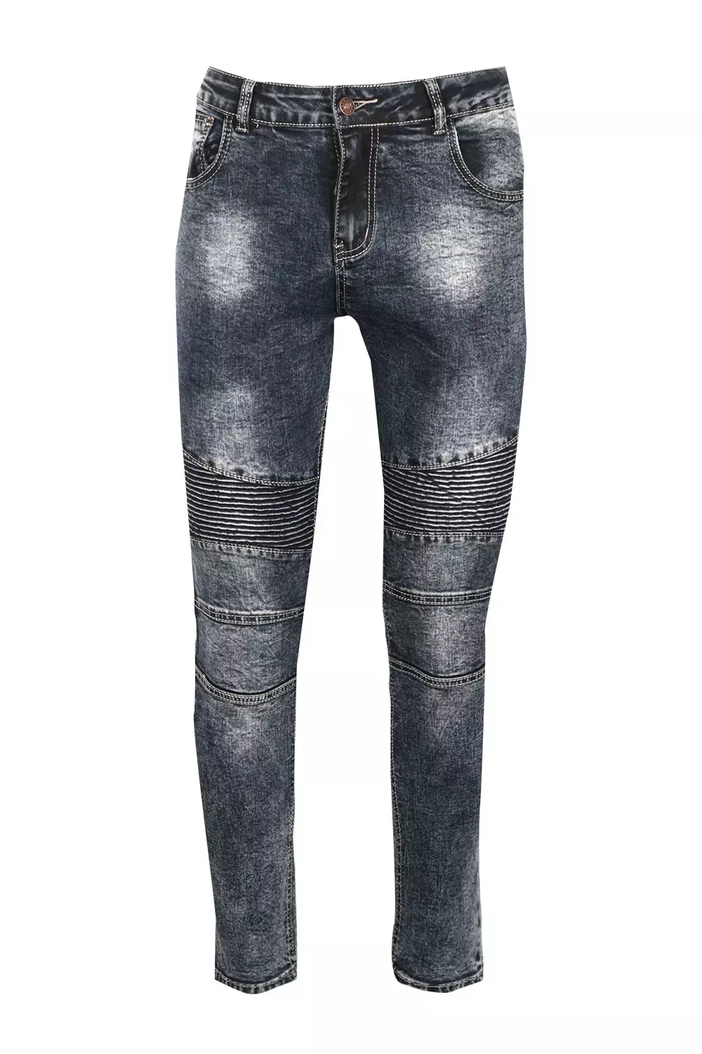 Acid wash best sale biker jeans