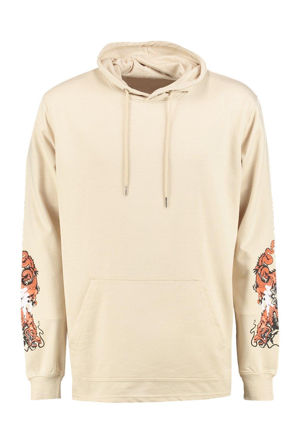 dragon print hoodie