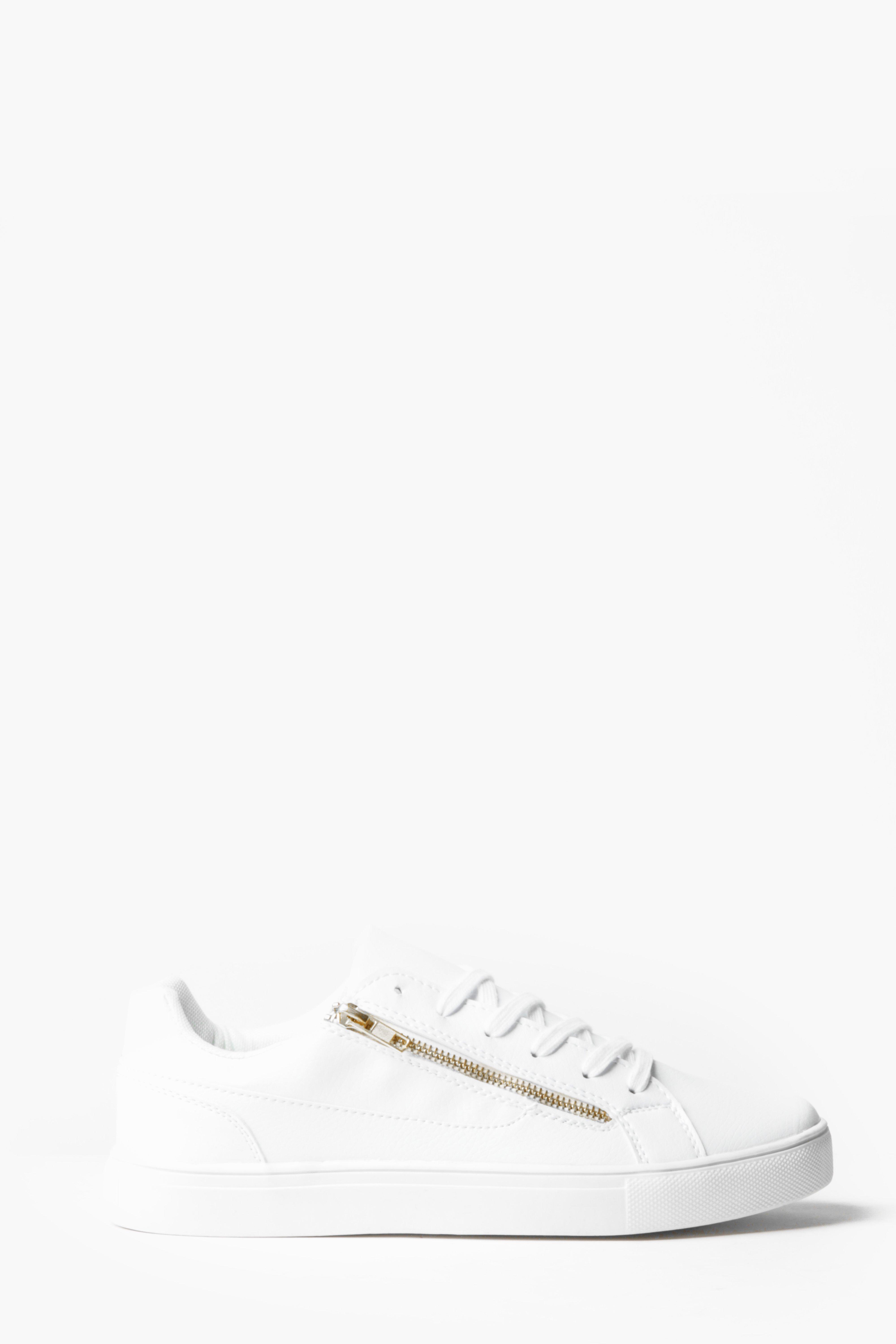 

Спортивные для бега с отделкой молниями, White