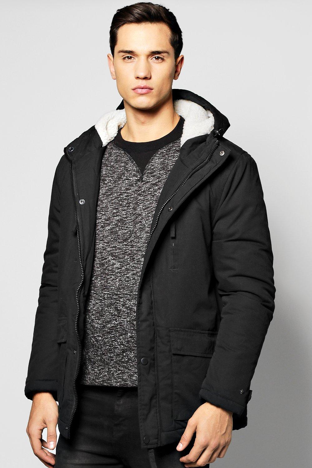 boohoo parka jacket