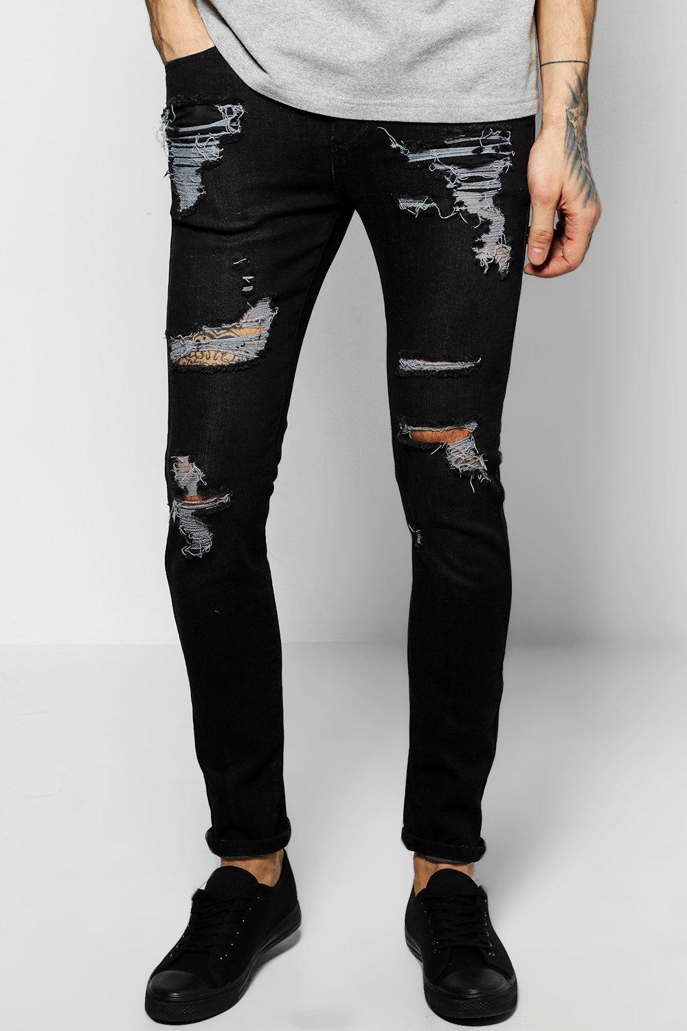 levis destroyed jeans mens