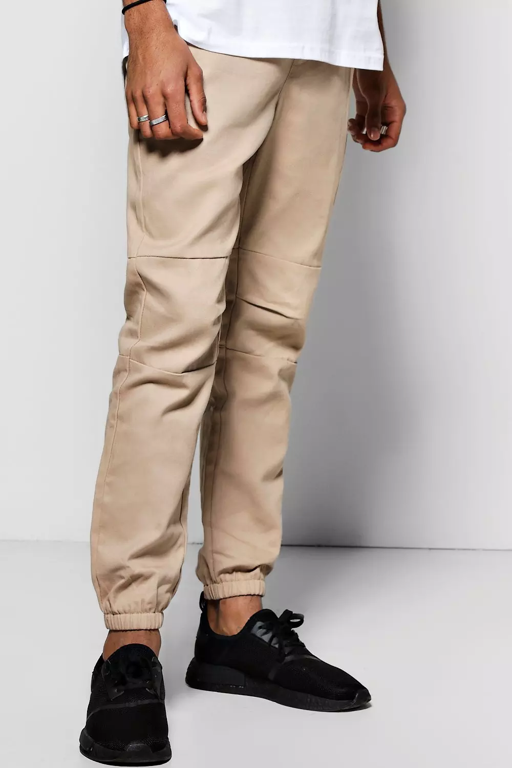 Mens cotton twill online joggers