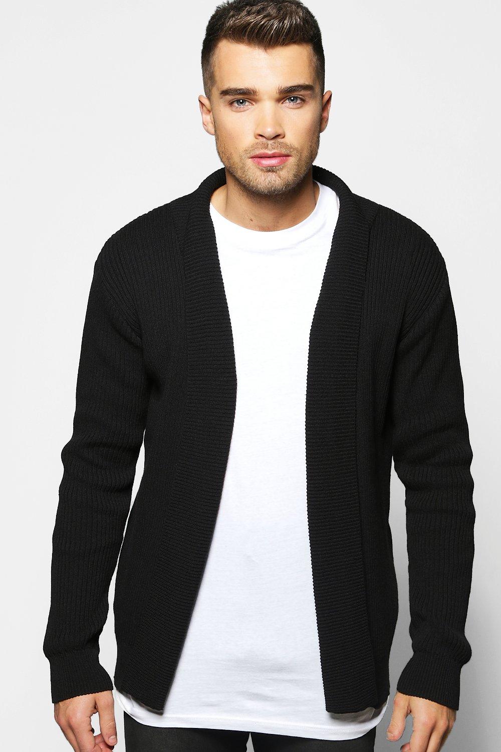 muscle fit cardigan