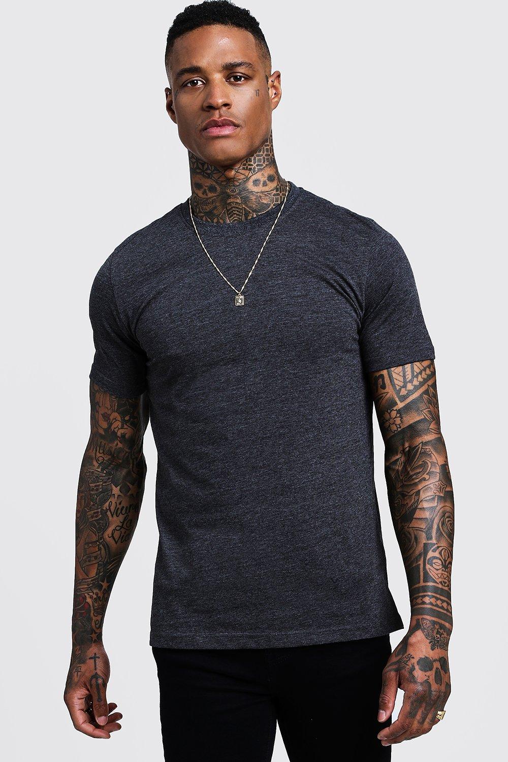 boohooman plain white t shirt