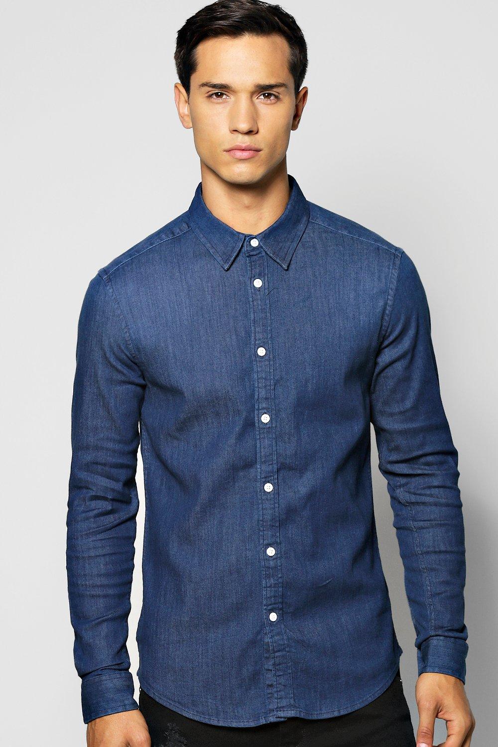 denim long sleeve