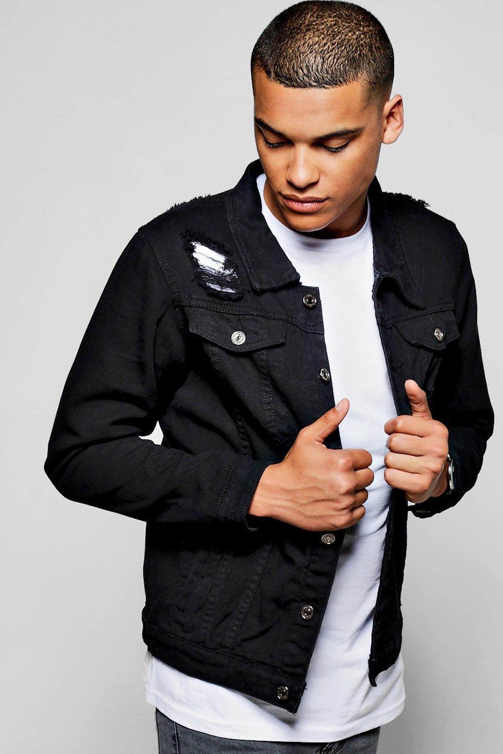 charcoal denim jacket