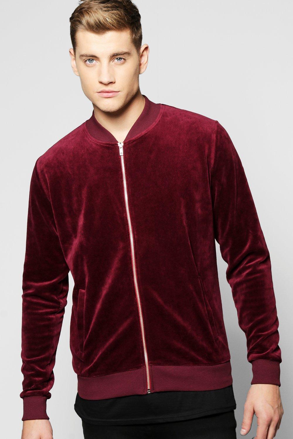 bombers velour