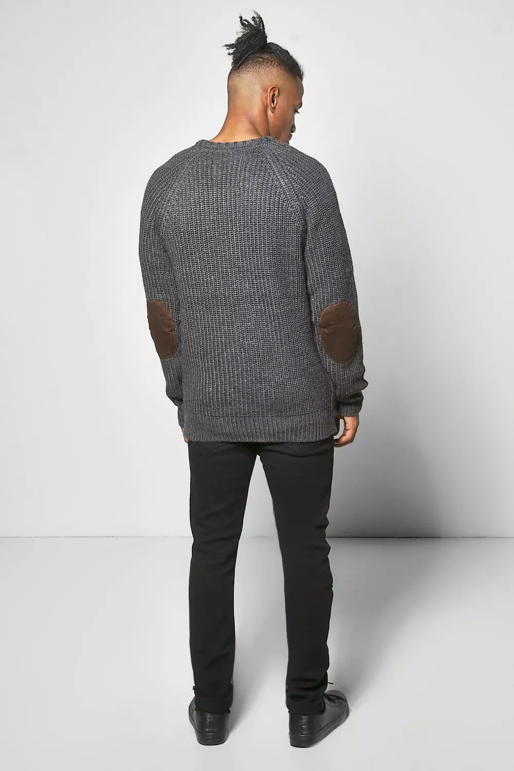 Men's jumper with hot sale elbow patches