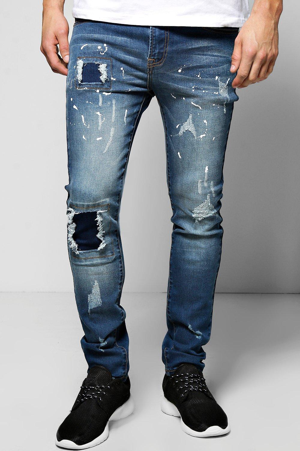 boohoo mens ripped jeans