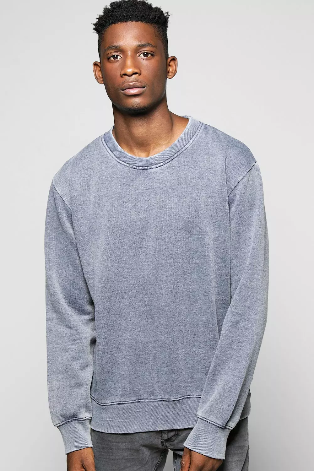 Grey washed clearance sweatshirt