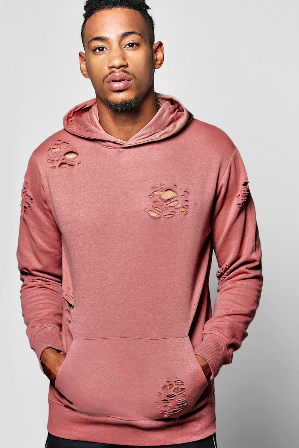 mens distressed sweatshirt