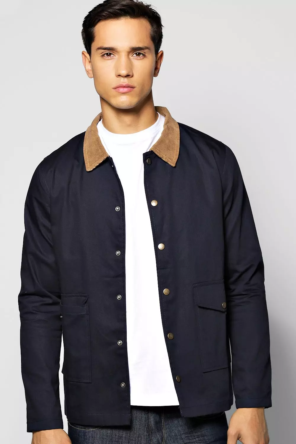 Cord hotsell collar jacket