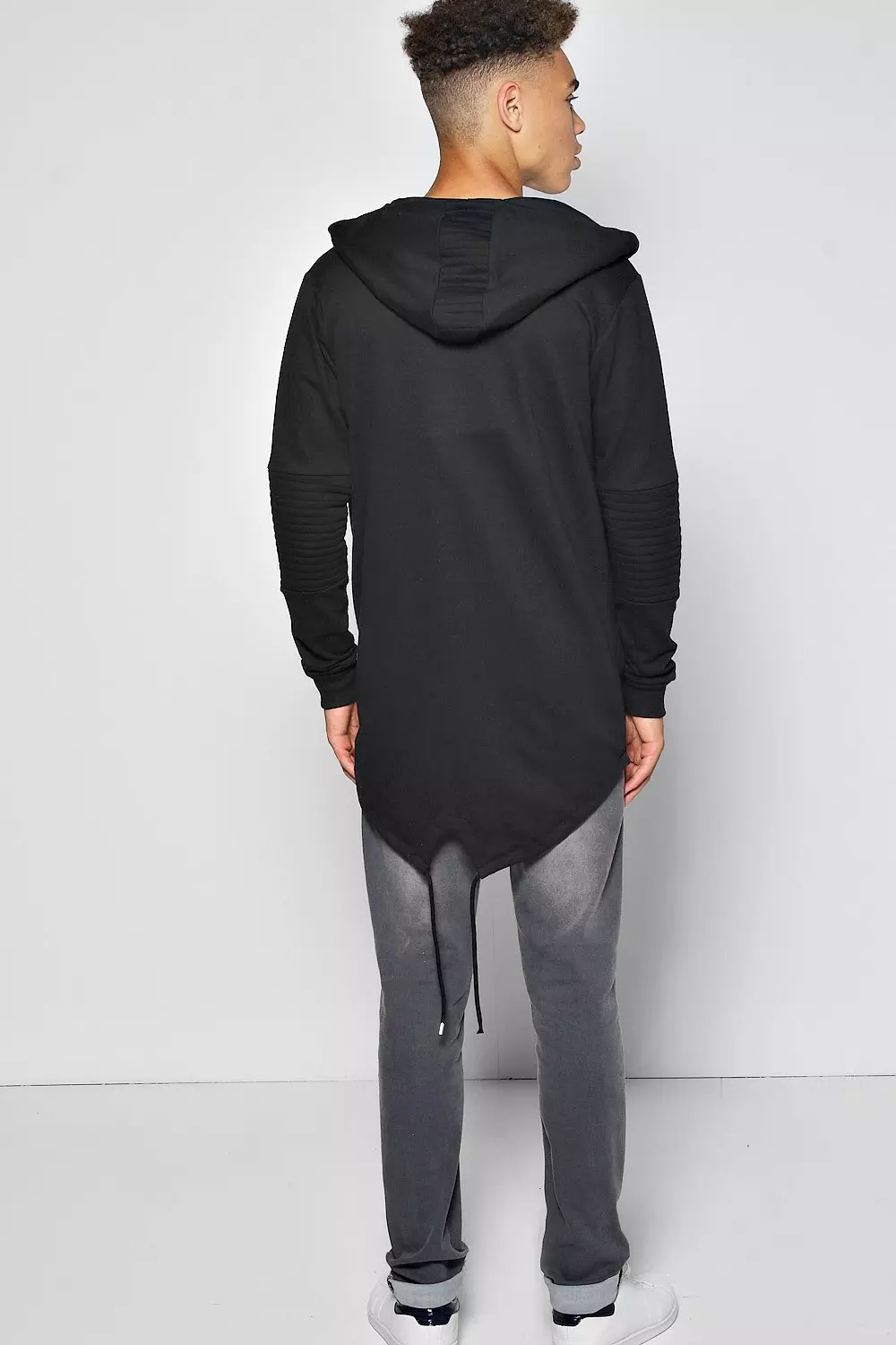 Longline discount hoodie mens