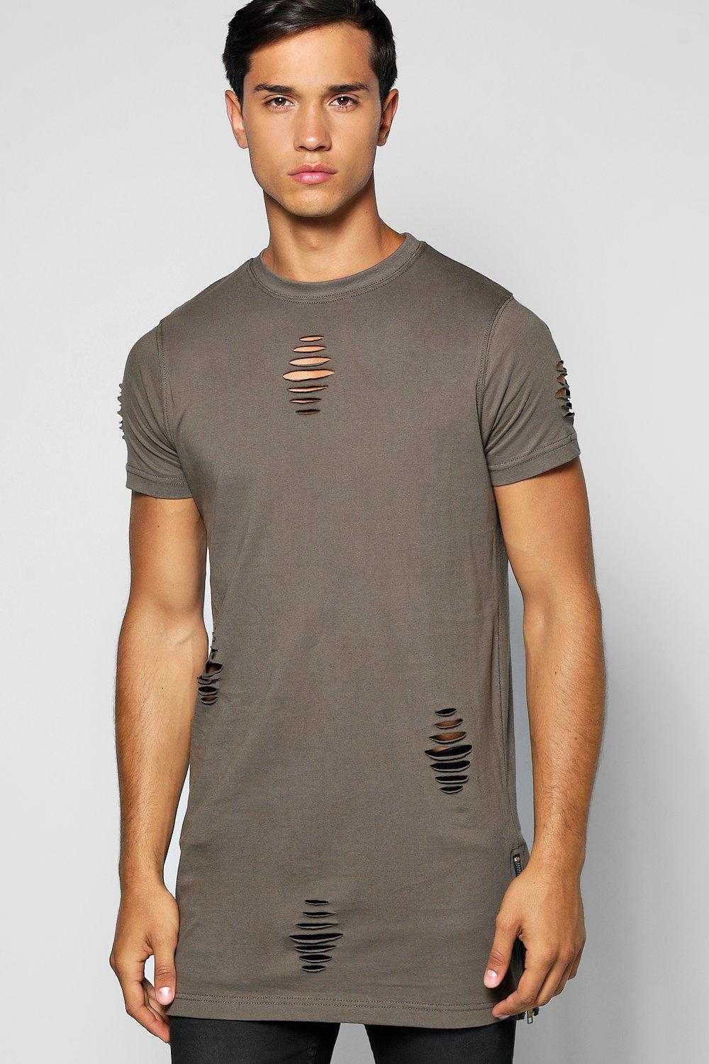 destroyed t shirt
