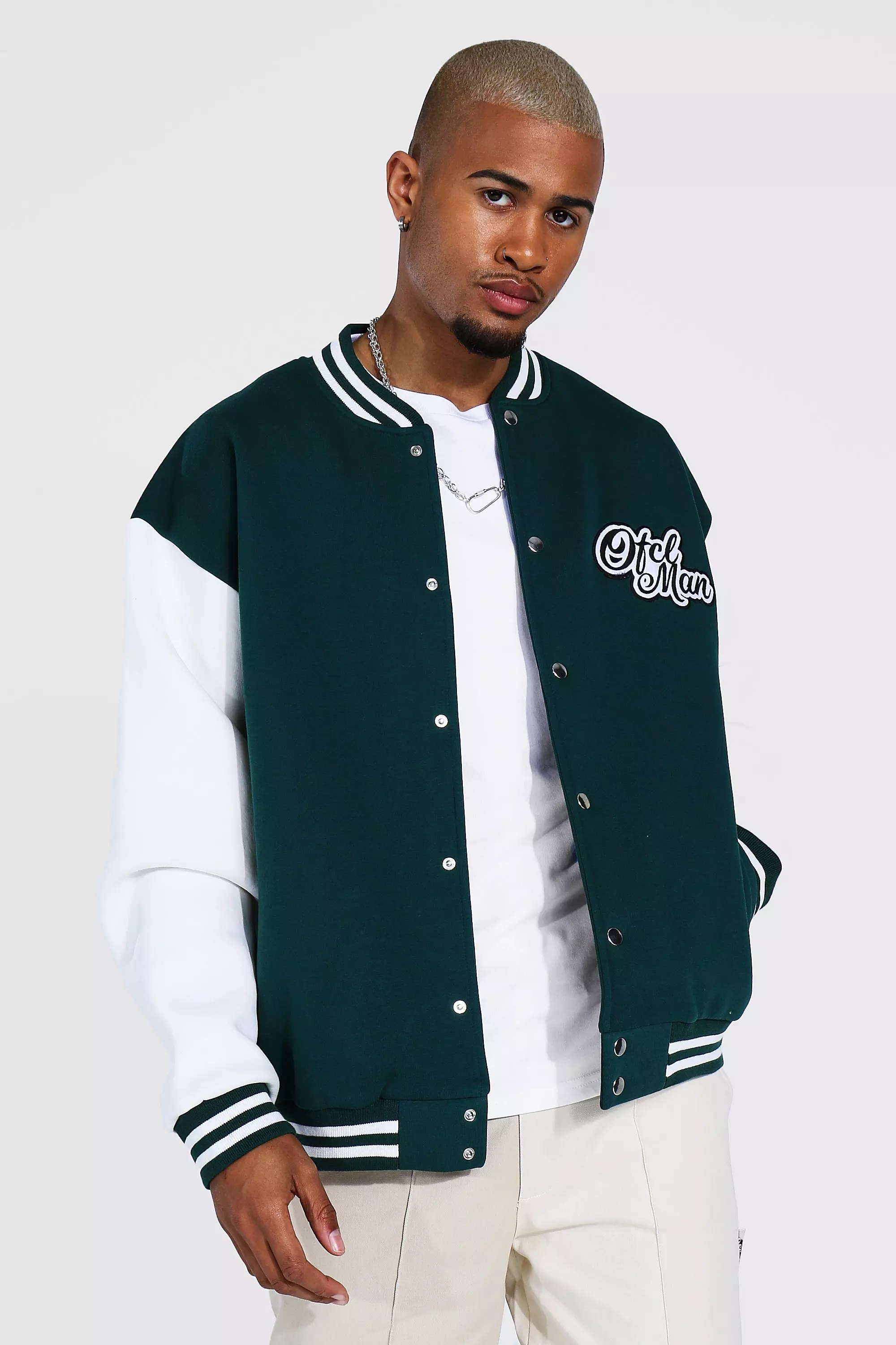 Men's Varsity Bomber Jacket, Men's Coats & Jackets