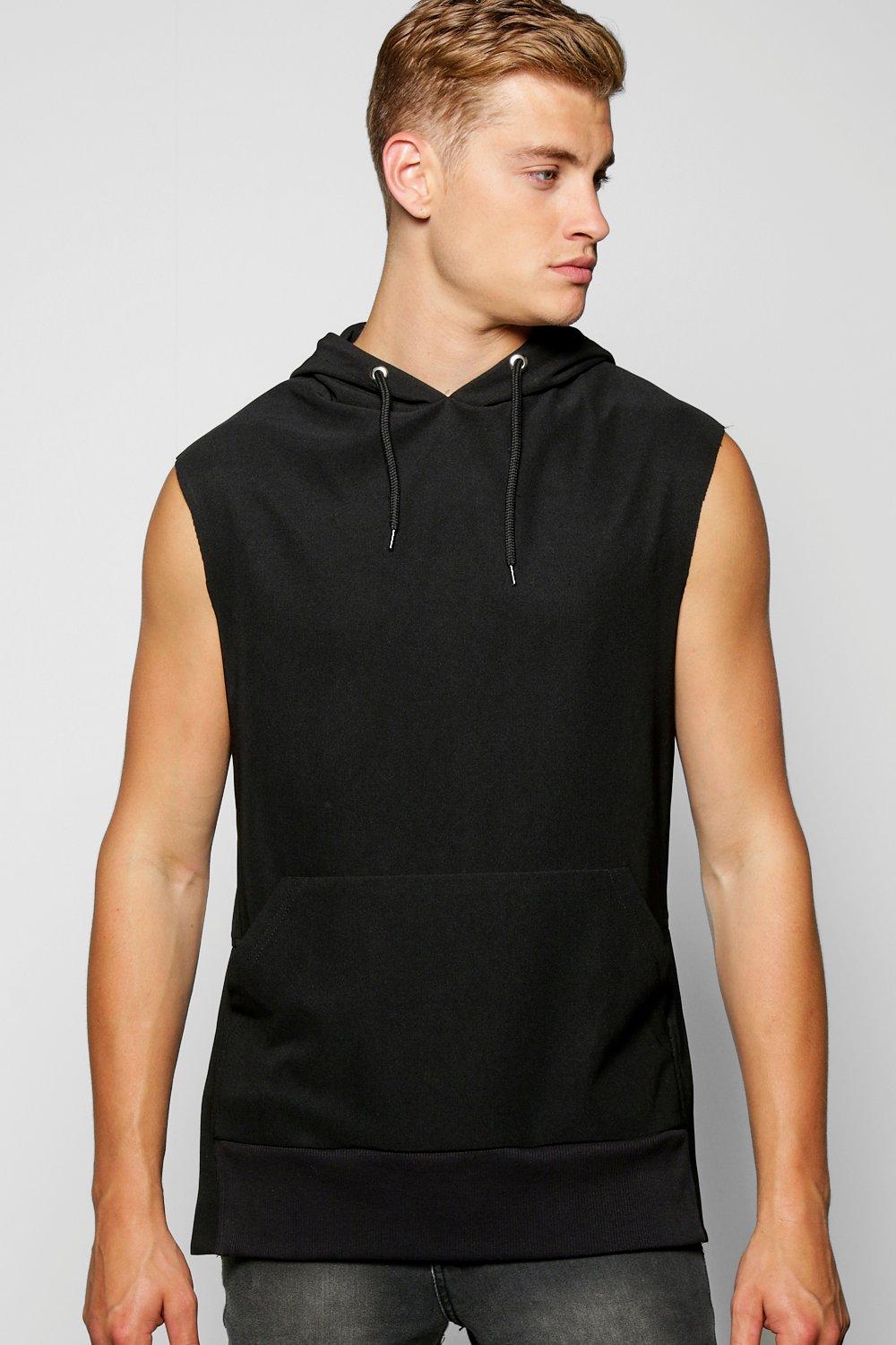 sleeveless hooded top