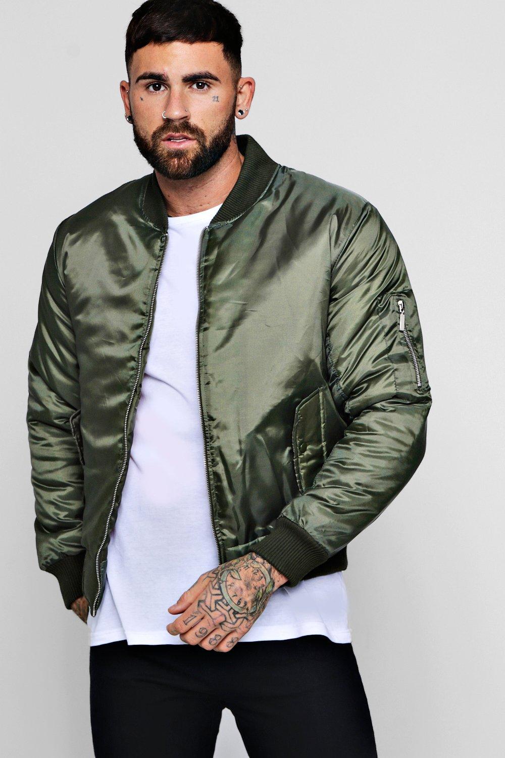 MA1 Bomber Jacket at boohoo.com