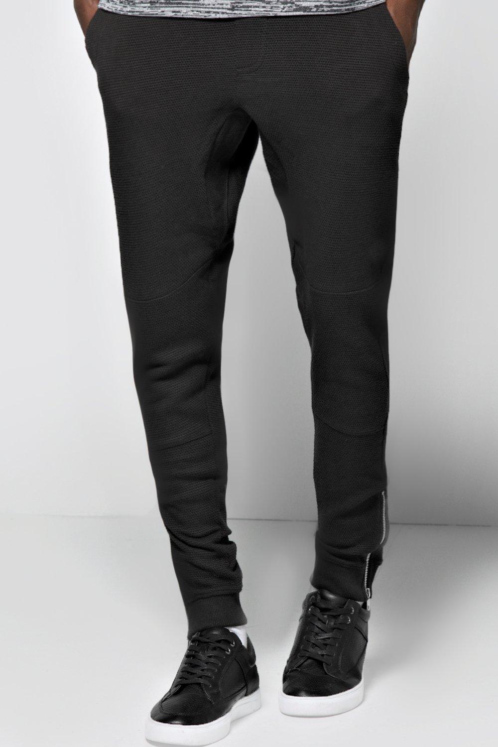 mens skinny cropped joggers