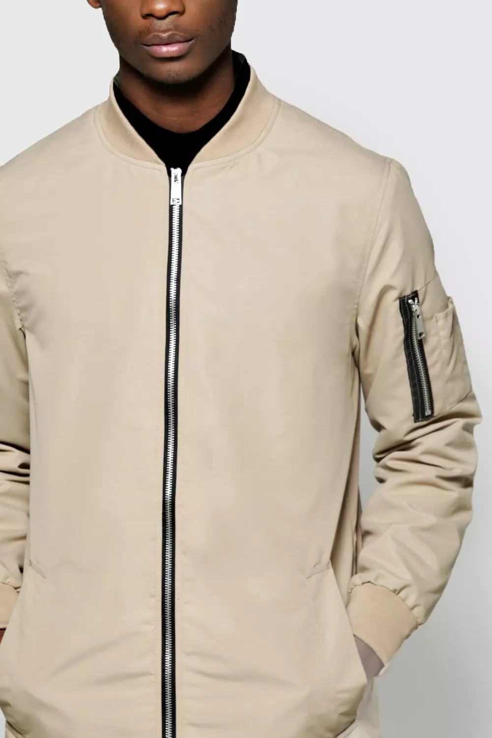Mens longline bomber sales