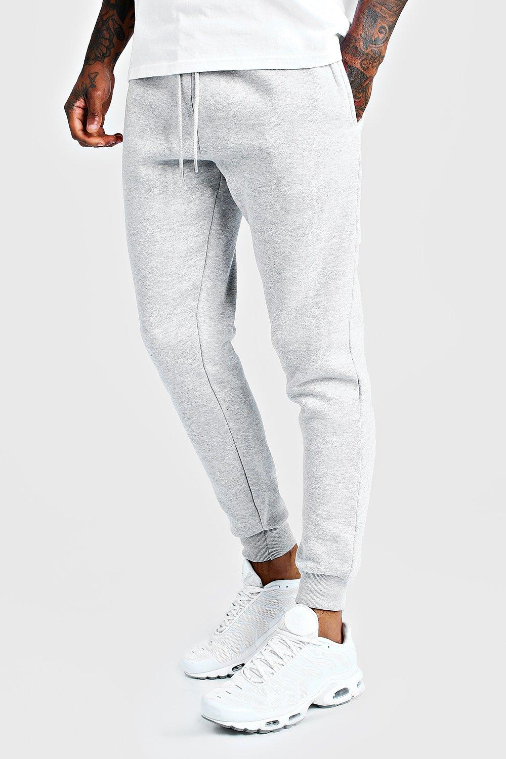 grey joggers skinny