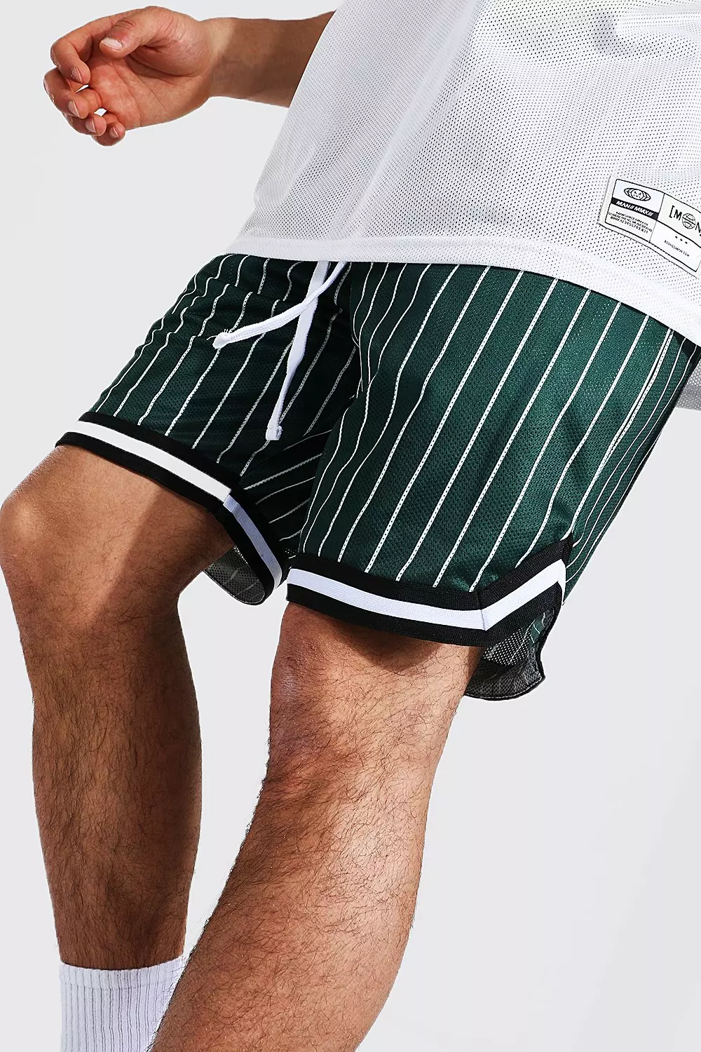 Section8 // Pinstripe Basketball Shorts Available in-store & web