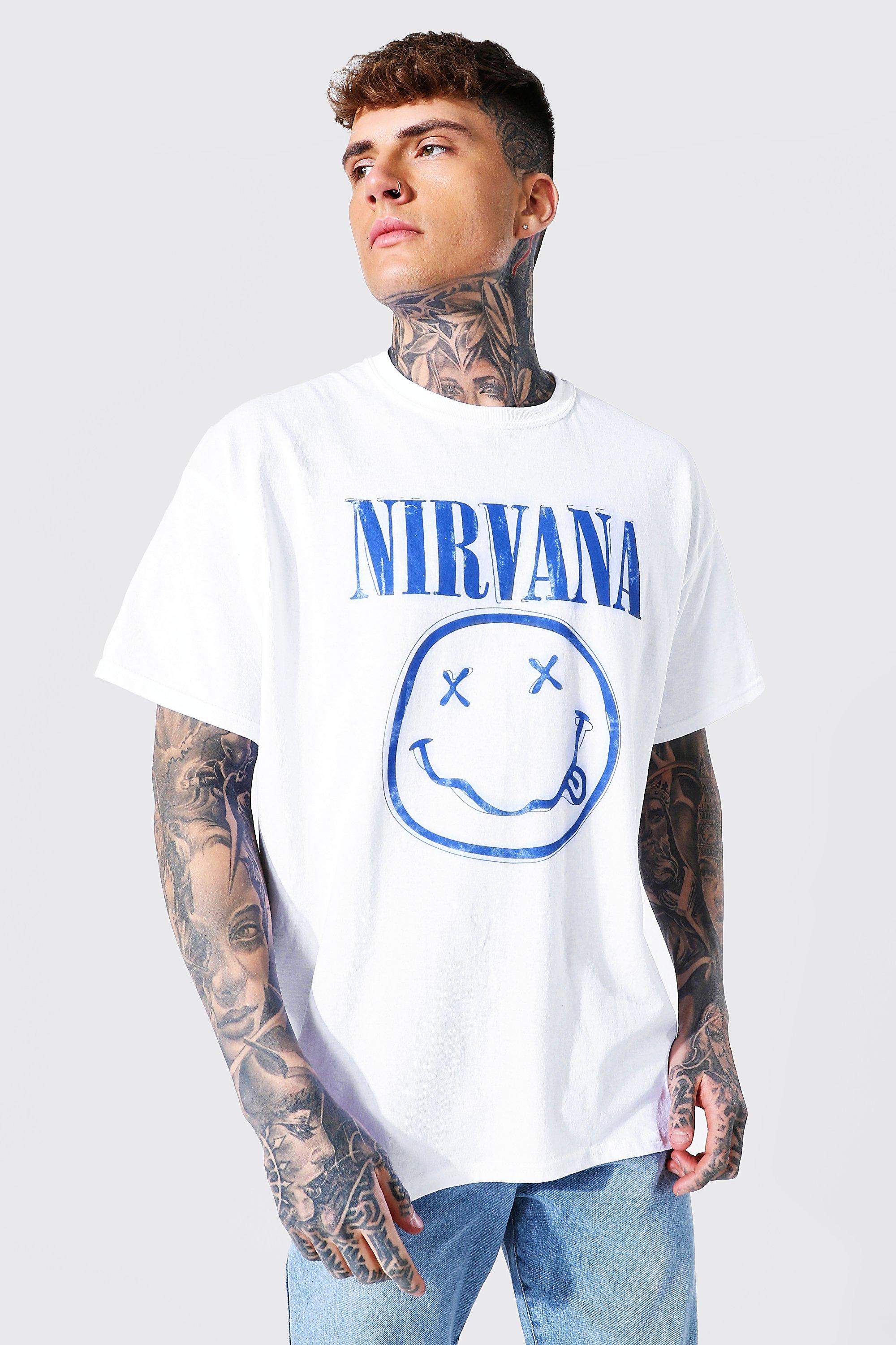 Nirvana cheap shirt mens