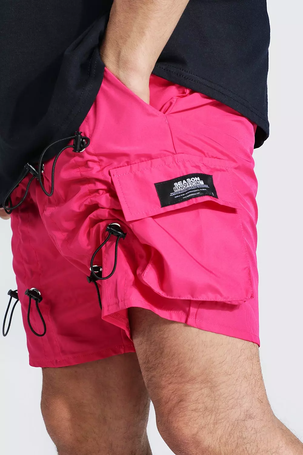 Loose Fit All Over Toggle Cargo Short