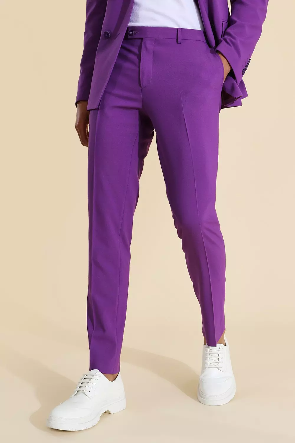 Purple pant hot sale suit