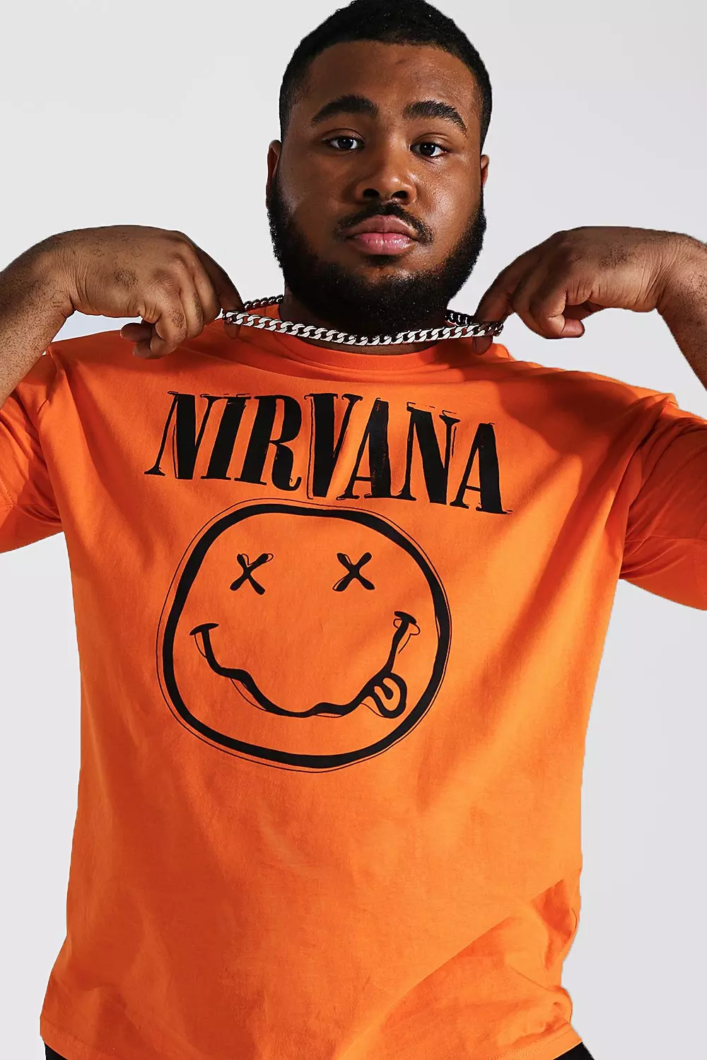 Orange best sale nirvana shirt