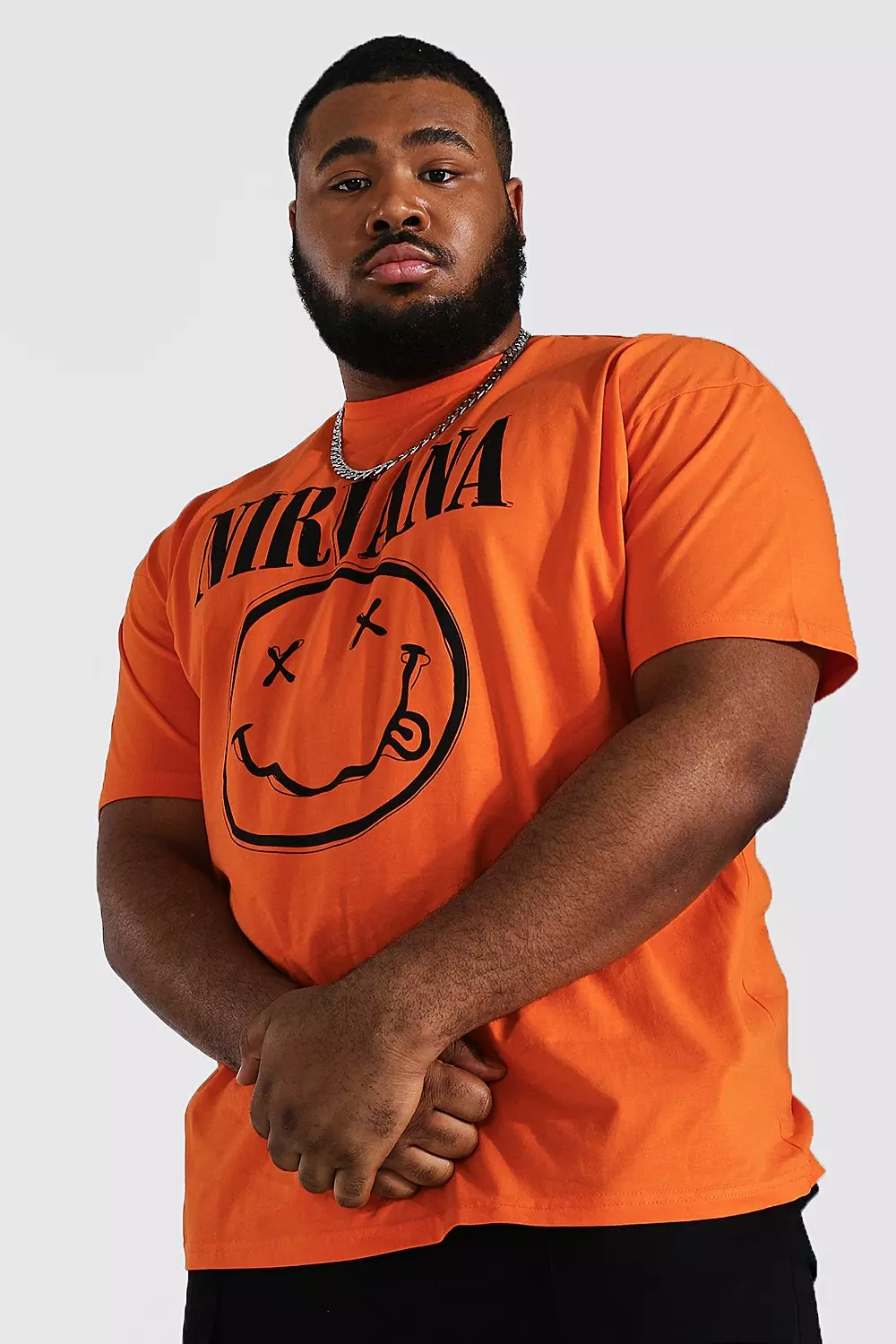 Orange deals nirvana shirt