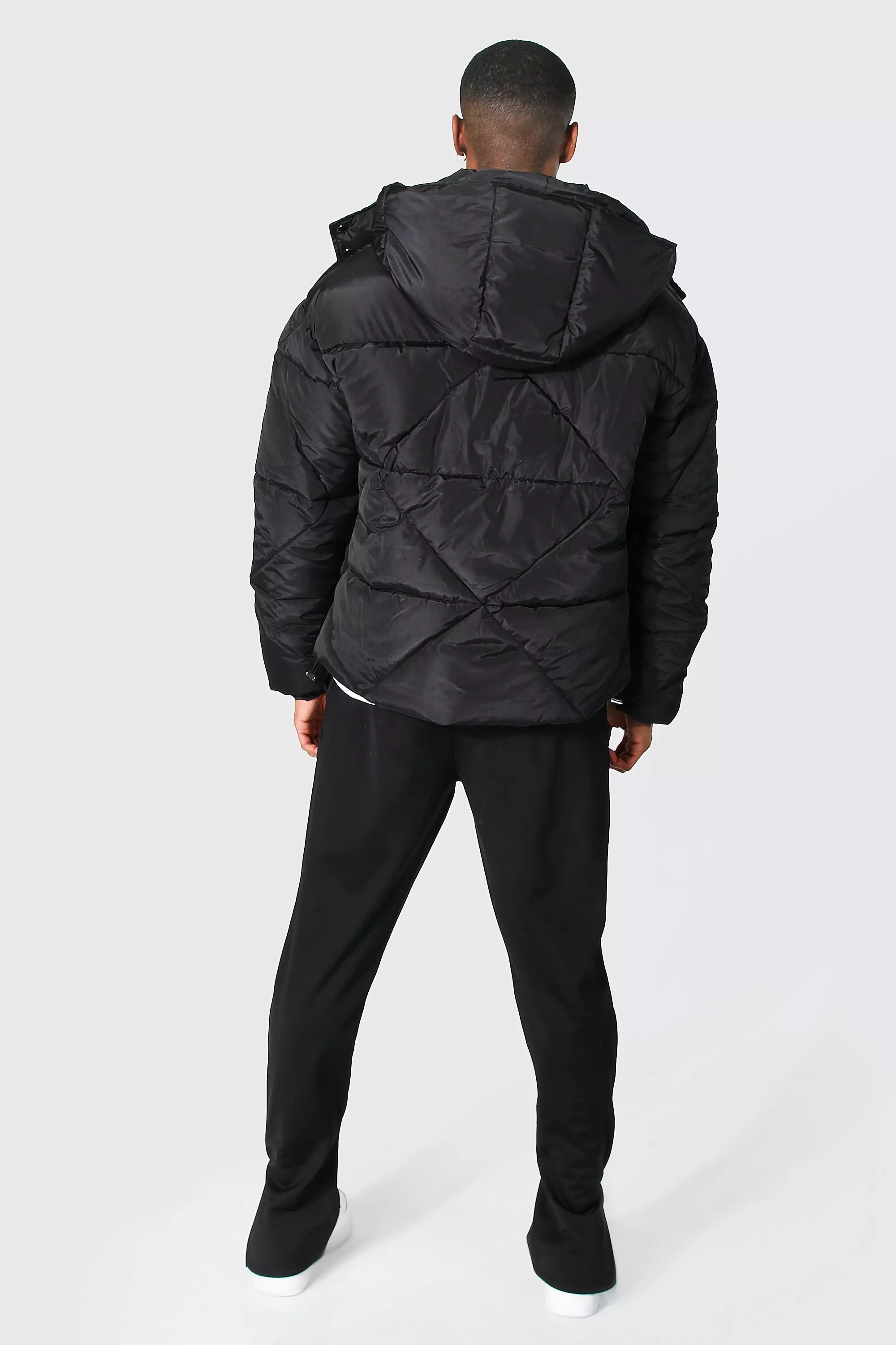 Abstract Quilted Puffer