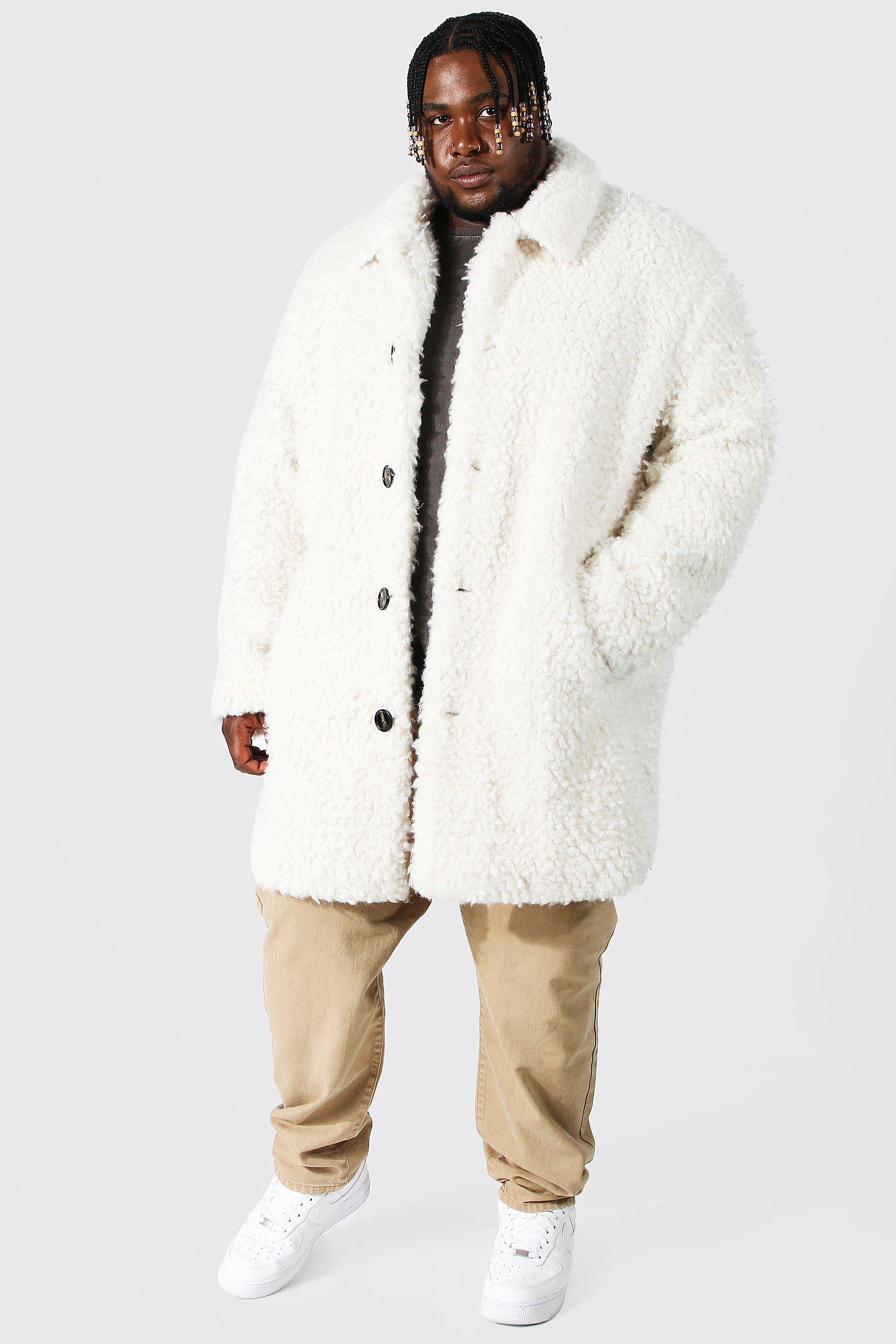 boohoo man fur jacket