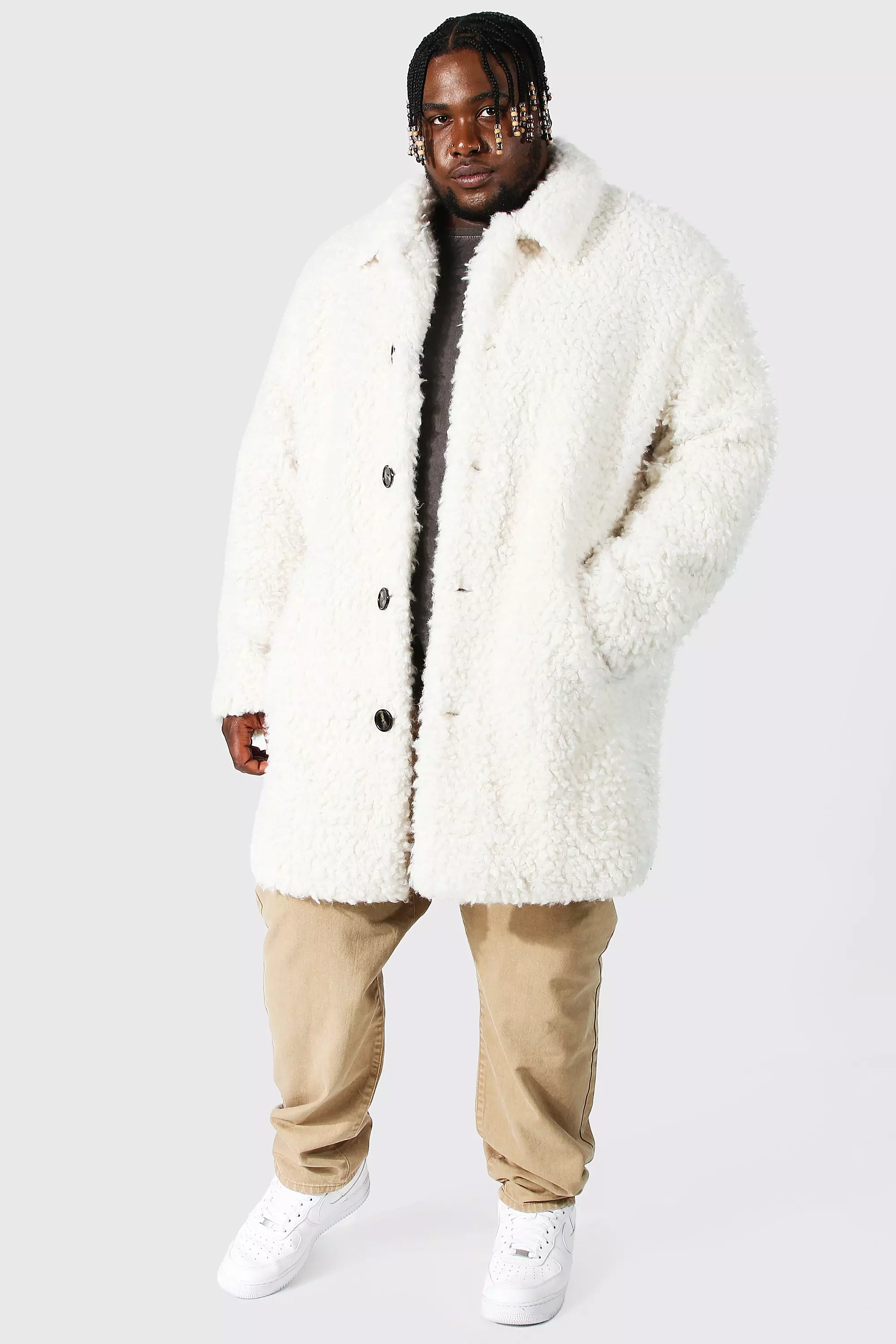 Men's Faux Fur Jackets, Teddy & Shearling Coats