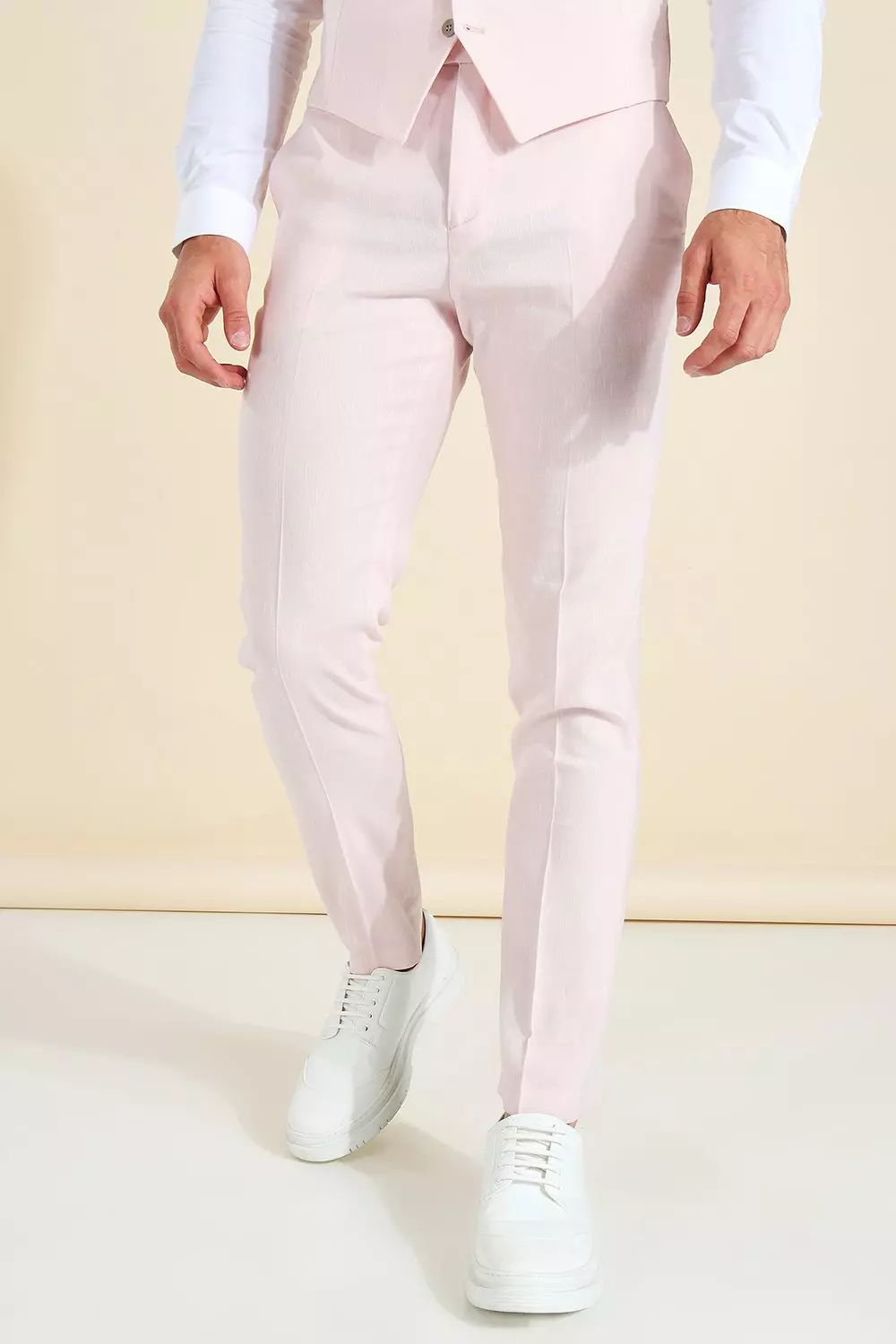 Pantalon costume homme court hot sale