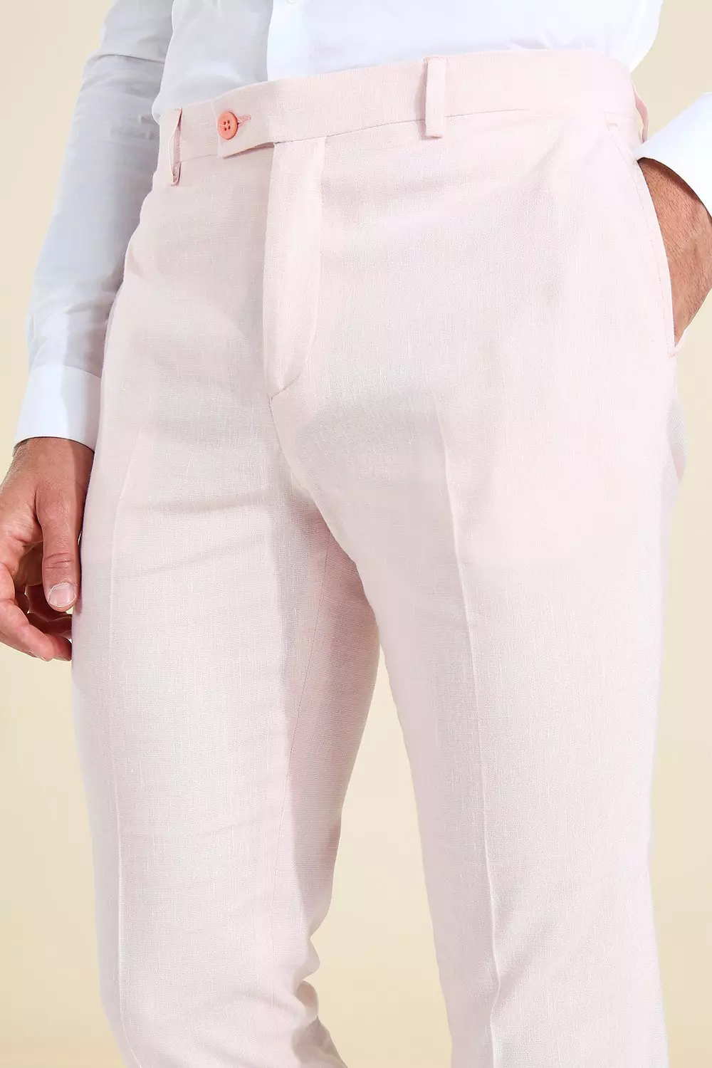 Skinny Crop Suit Trousers