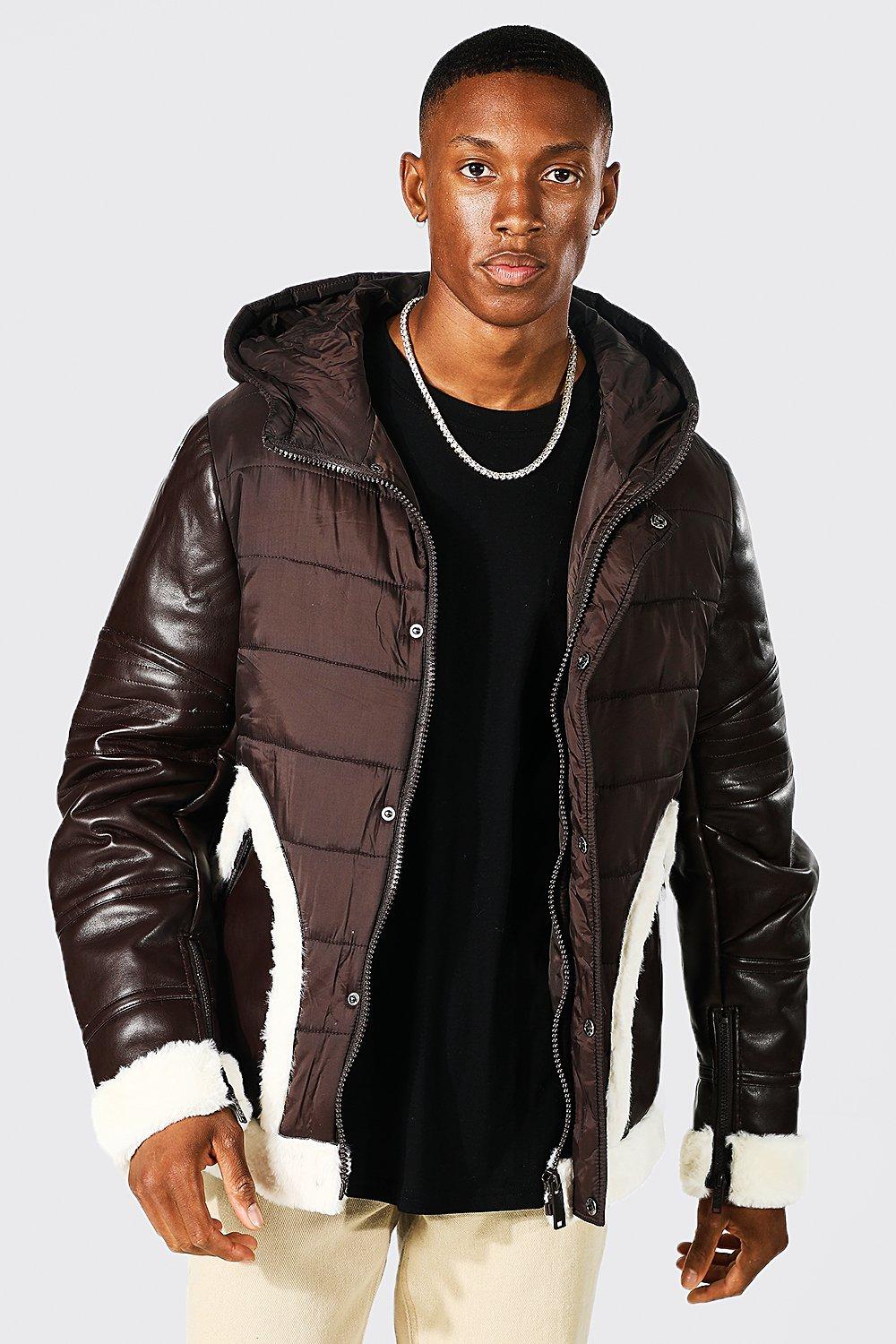 chocolate aviator jacket